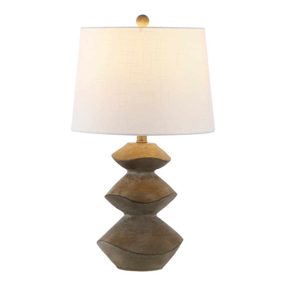25" Clear Novelty Table Lamp With Empire Shade