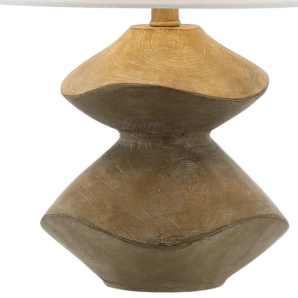 22" Golden Brown Novelty Table Lamp With Empire Shade
