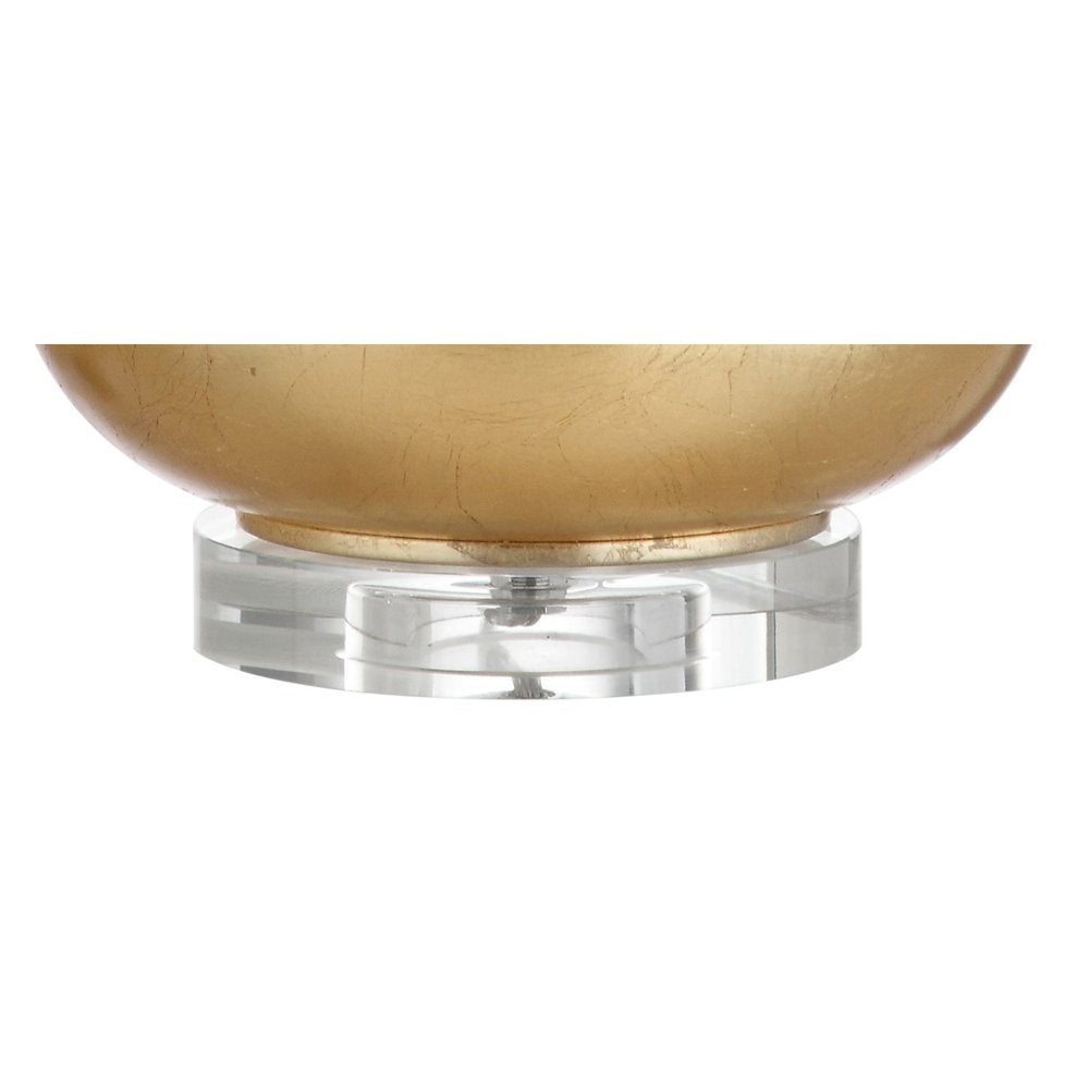25" Clear Novelty Table Lamp LED With Drum Shade