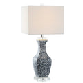 28" Clear Novelty Table Lamp With Square Shade
