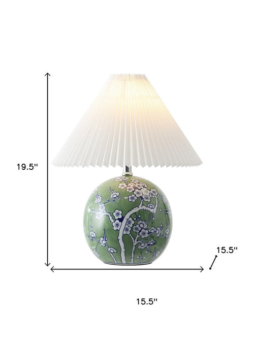 20" Clear Novelty Table Lamp With Cone Shade