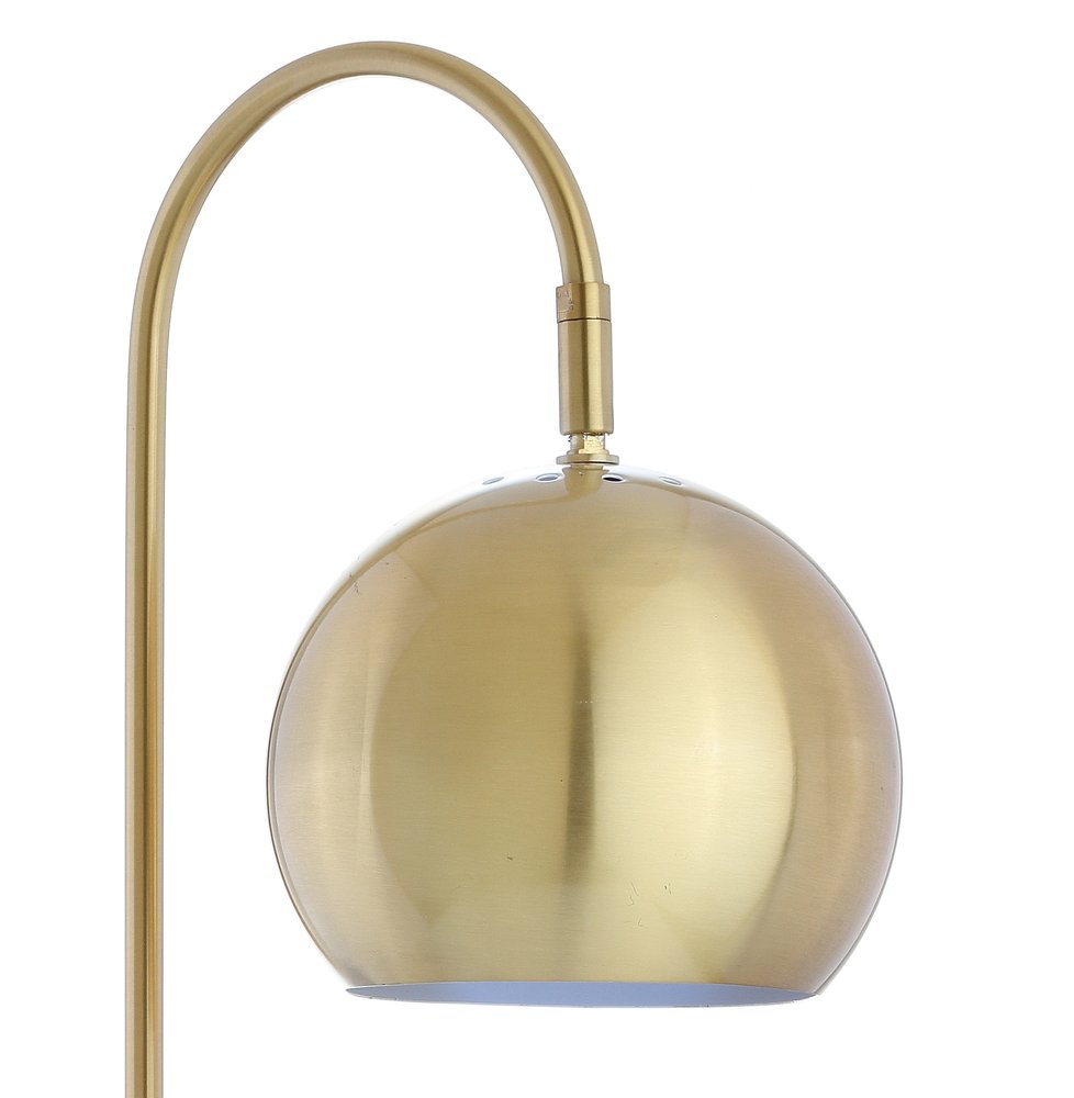 24" White Novelty Table Lamp LED With Globe Shade