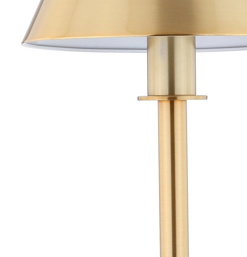 26" Gold Novelty Table Lamp LED With Drum Shade