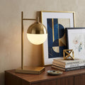 21" Gold Table Lamp LED
