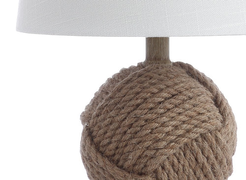 18" Clear Novelty Table Lamp With Globe Shade