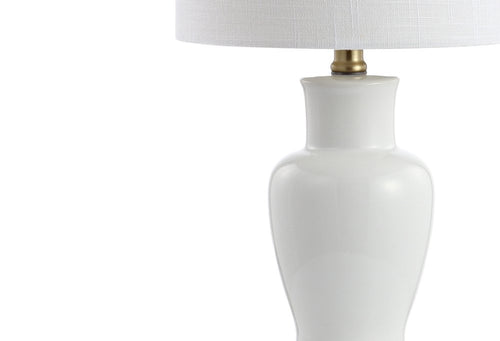 21" Gold Urn Table Lamp With Drum Shade