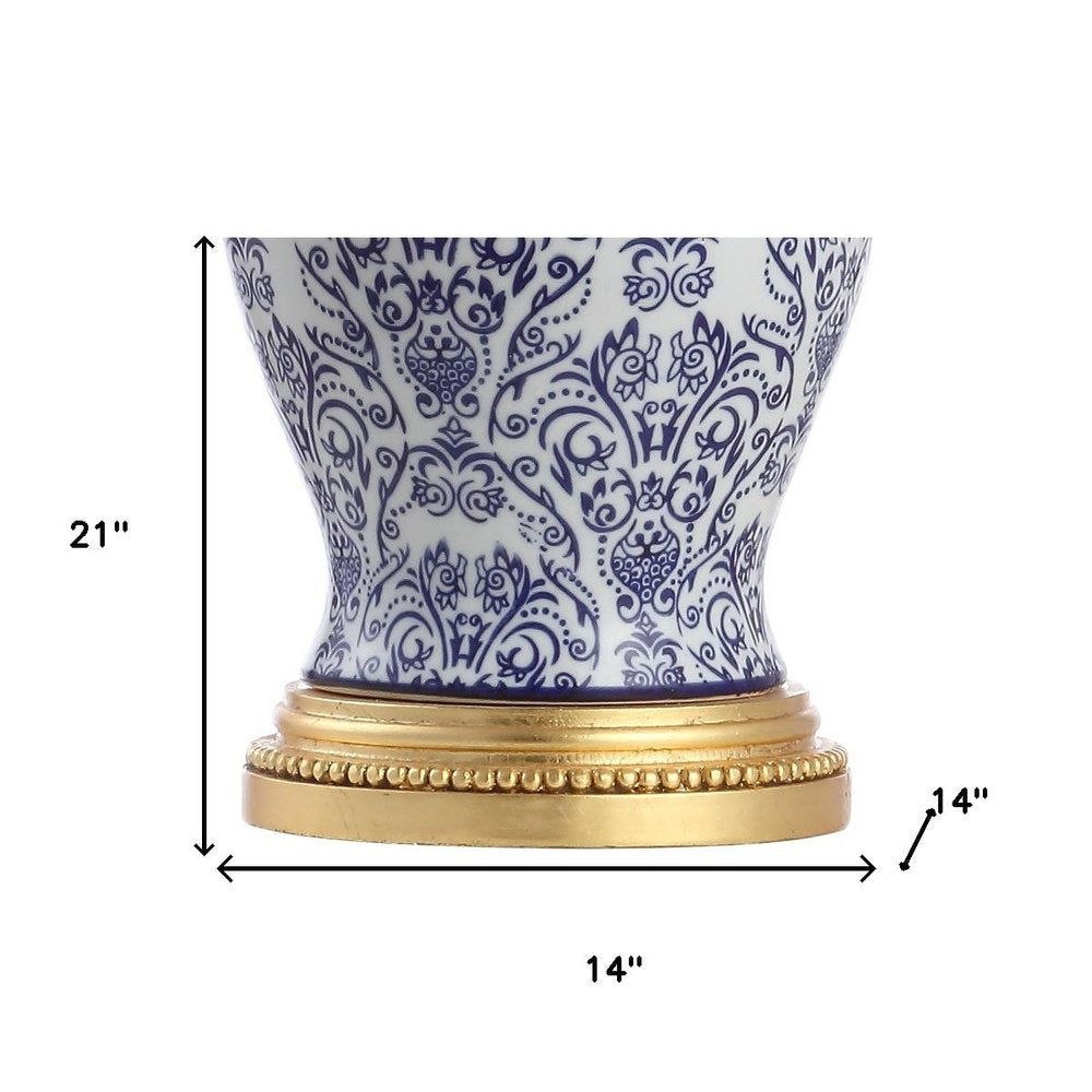 Set of Two 21" Gold Novelty Table Lamps LED With Empire Shades