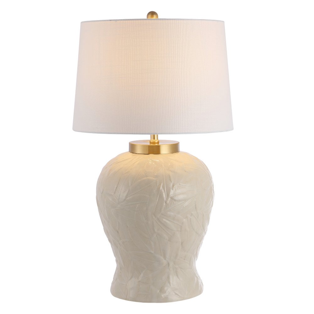 32" Clear Novelty Table Lamp With Empire Shade