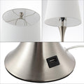 Set of Two 23" Clear Novelty Table Lamps With Empire Shades