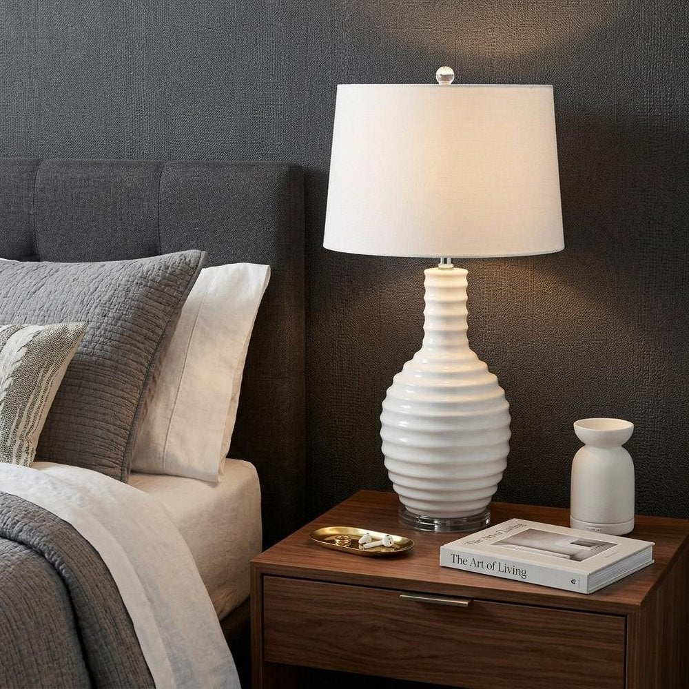 30" Clear Novelty Table Lamp LED With Globe Shade