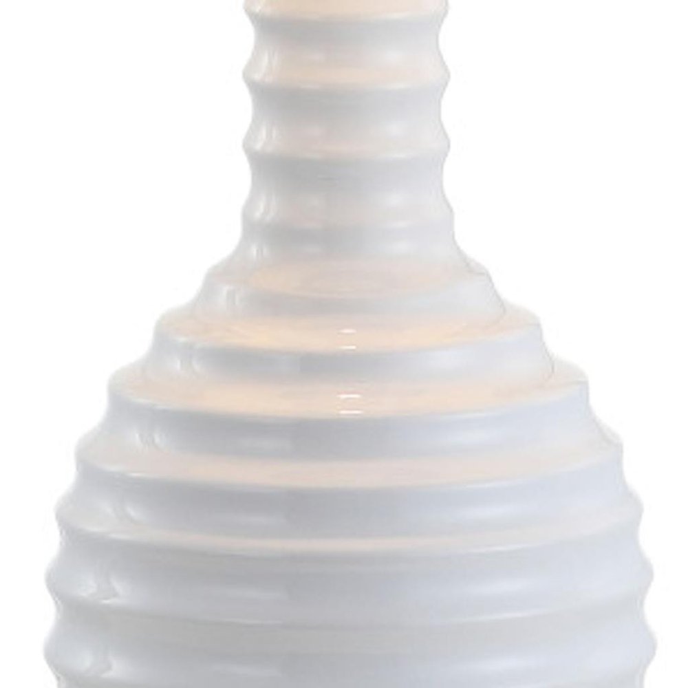 30" Clear Novelty Table Lamp LED With Globe Shade