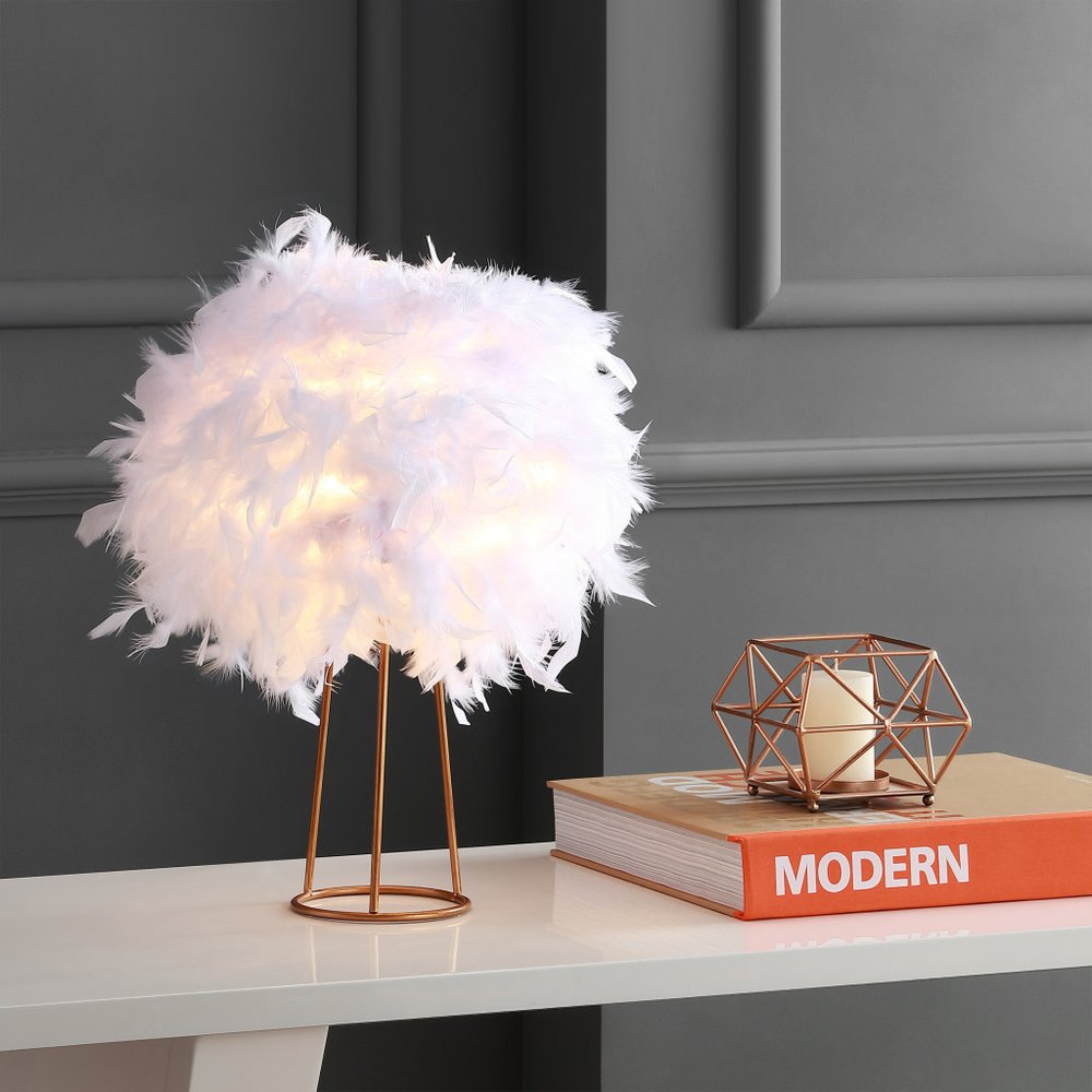 16" Gold Novelty Table Lamp LED