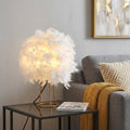 16" Gold Novelty Table Lamp LED