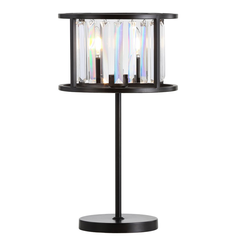 22" Antiqued Bronze Novelty Table Lamp LED With Globe Shade