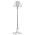 26" Silver Novelty Table Lamp With Empire Shade