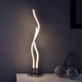 26" Silver Novelty Table Lamp LED