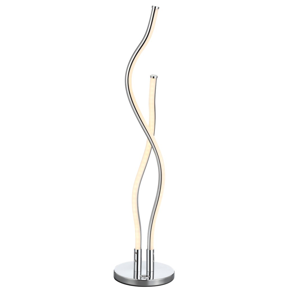 26" Silver Novelty Table Lamp LED