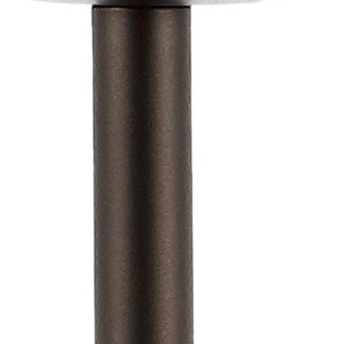 12" Antiqued Bronze Novelty USB Table Lamp With Globe Shade
