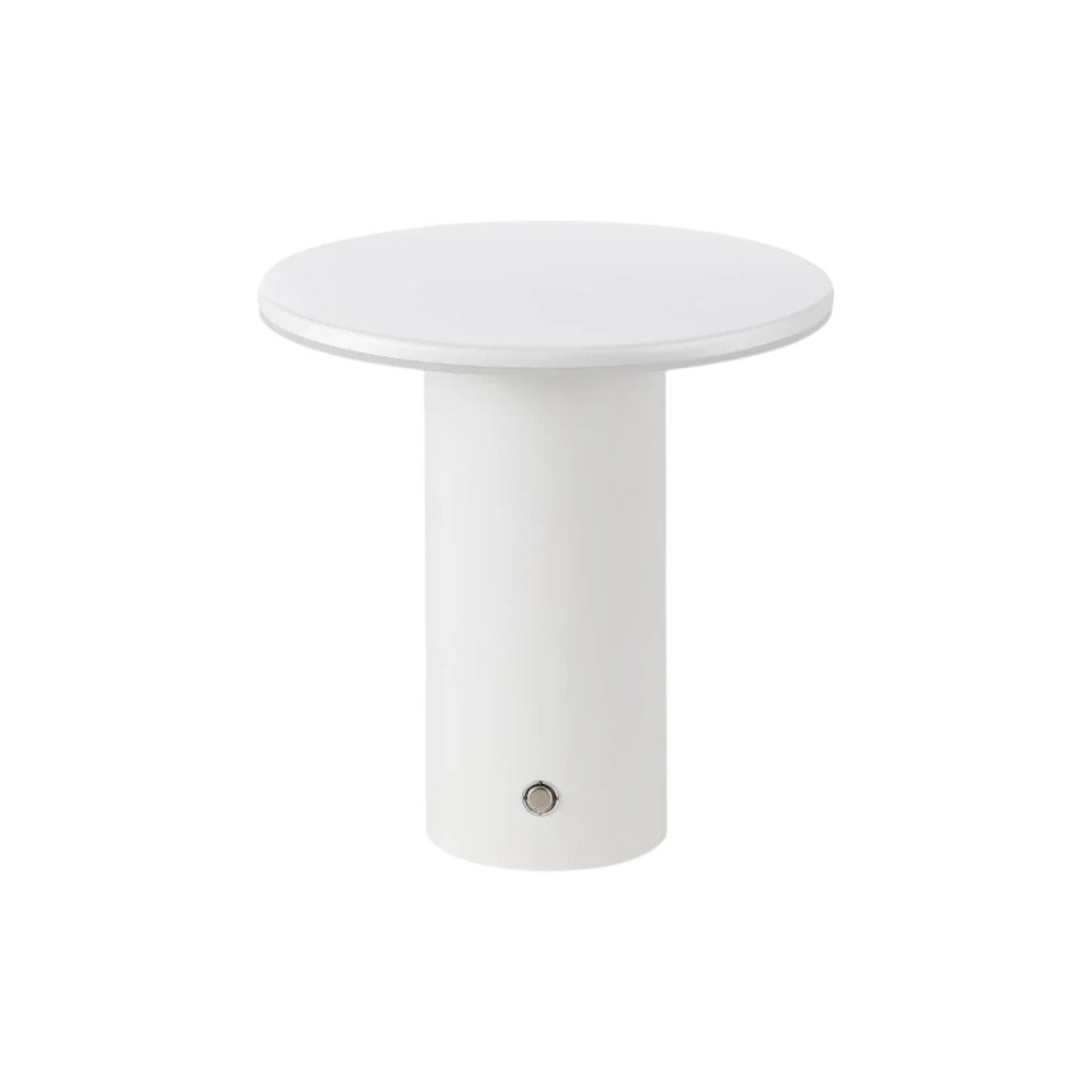 Set of Two 8" Clear USB Table Lamps LED