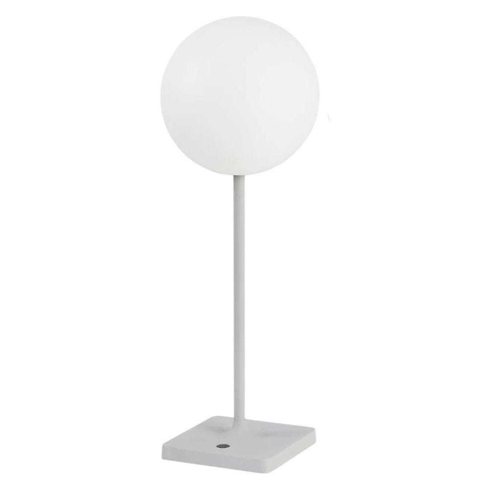 Set of Two 18" Gray USB Table Lamps LED