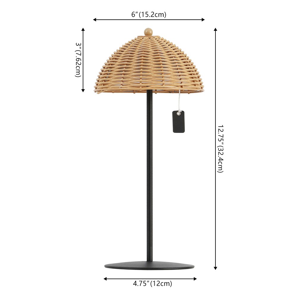 Set of Two 13" Black Novelty USB Table Lamps LED With Globe Shades