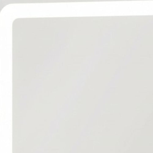 18" Lighted Freestanding Frameless Makeup Shaving Tabletop Mirror With USB