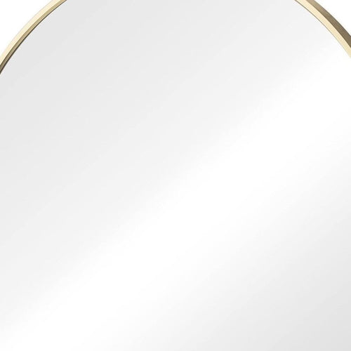 20" Gold Metal Round Framed Bathroom Vanity Mirror