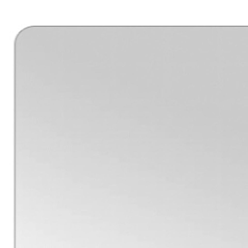 56" Silver Frameless Full Length Hanging Mirror