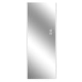 65" Silver Lighted Frameless Full Length Hanging Mirror