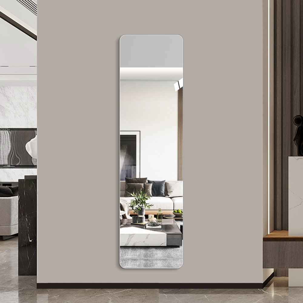 55" Frameless Full Length Hanging Mirror