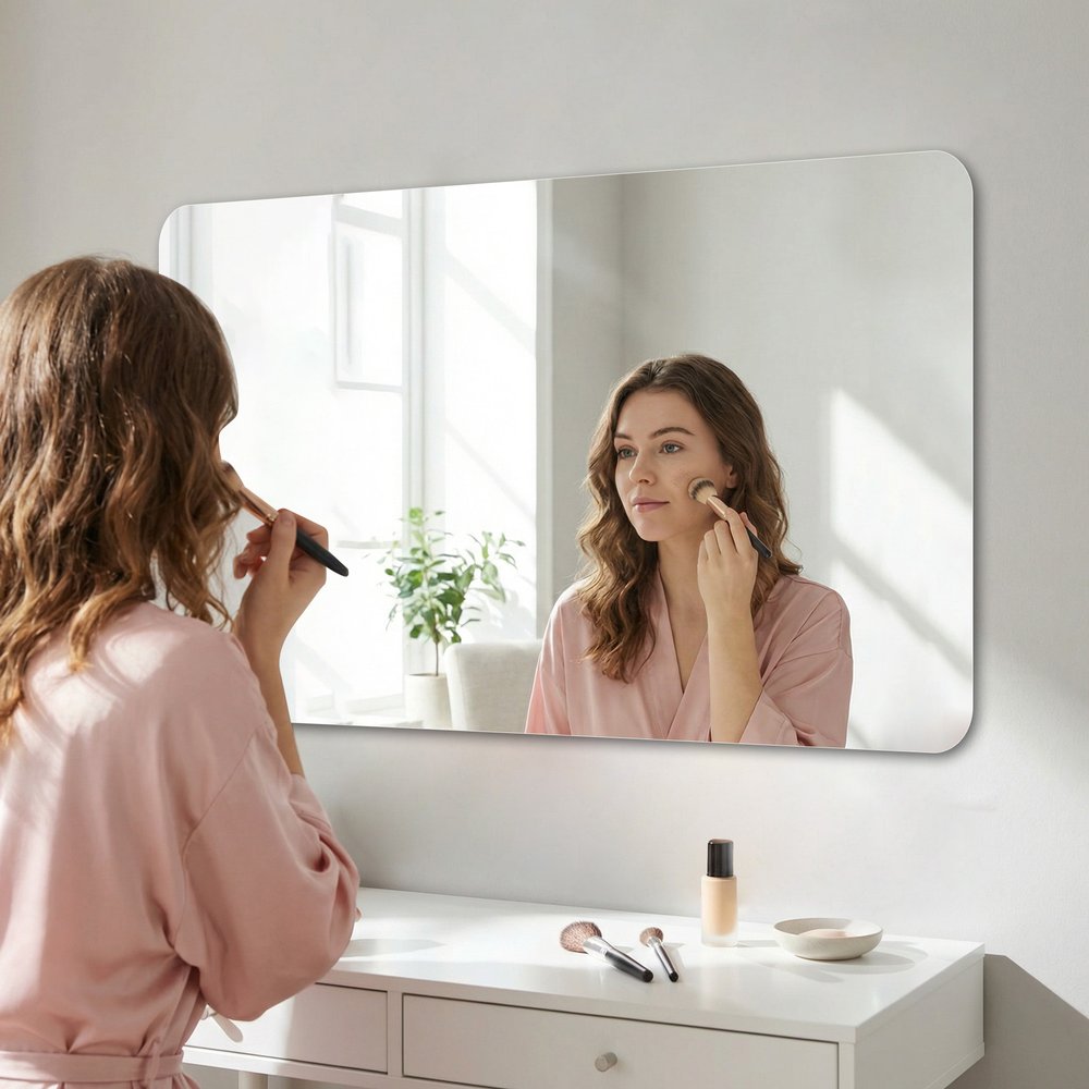 30" Frameless Bathroom Vanity Mirror