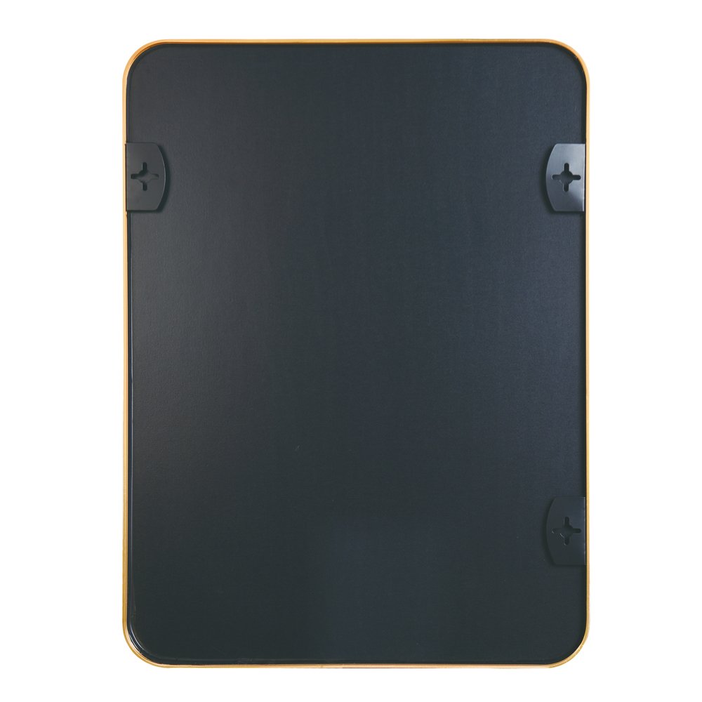 36" Gold Aluminum Framed Accent Mirror