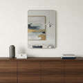 36" Silver Aluminum Framed Accent Mirror