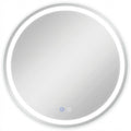 30" Round Lighted Frameless Anti Fog Bathroom Vanity Mirror