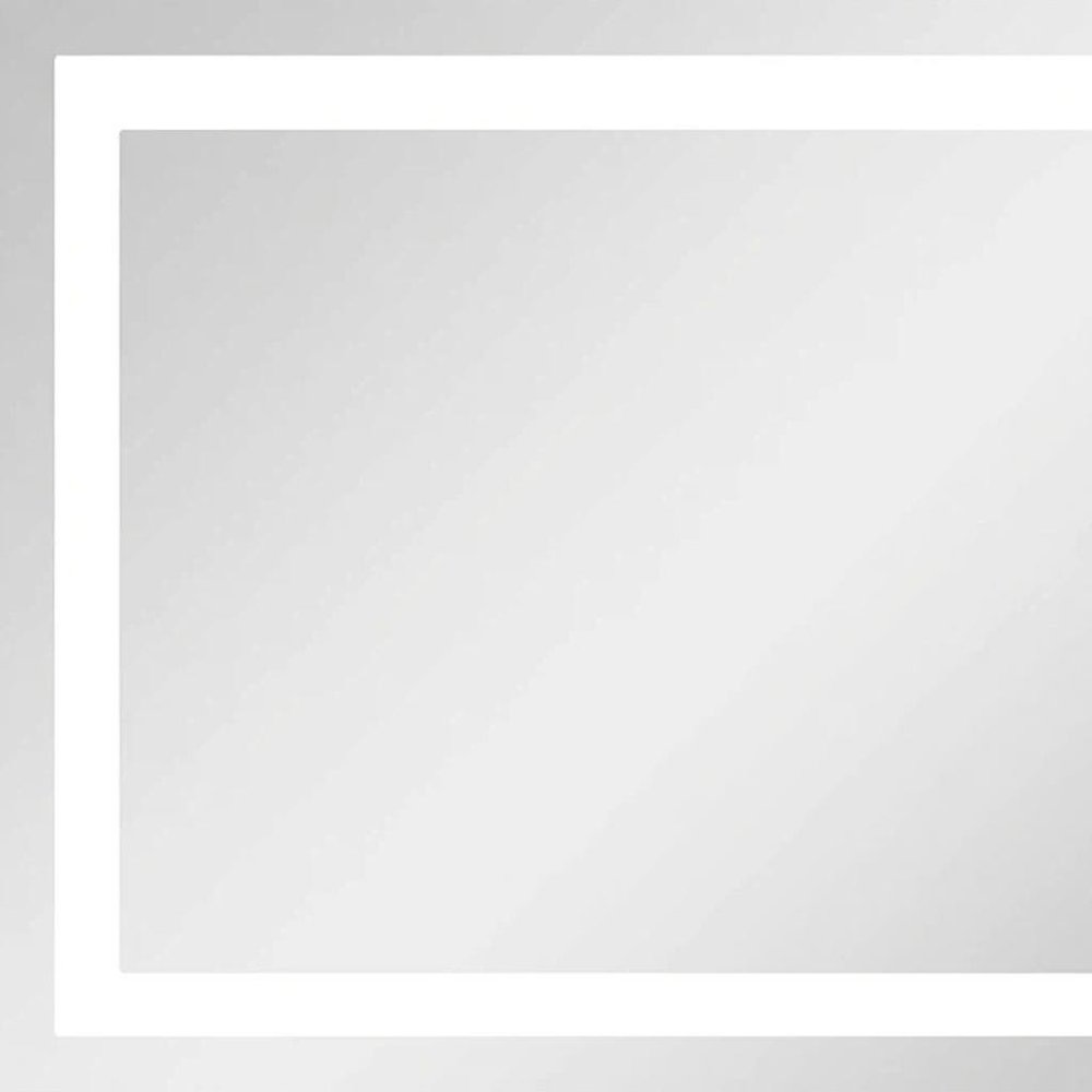 35" Lighted Frameless Bathroom Vanity Mirror