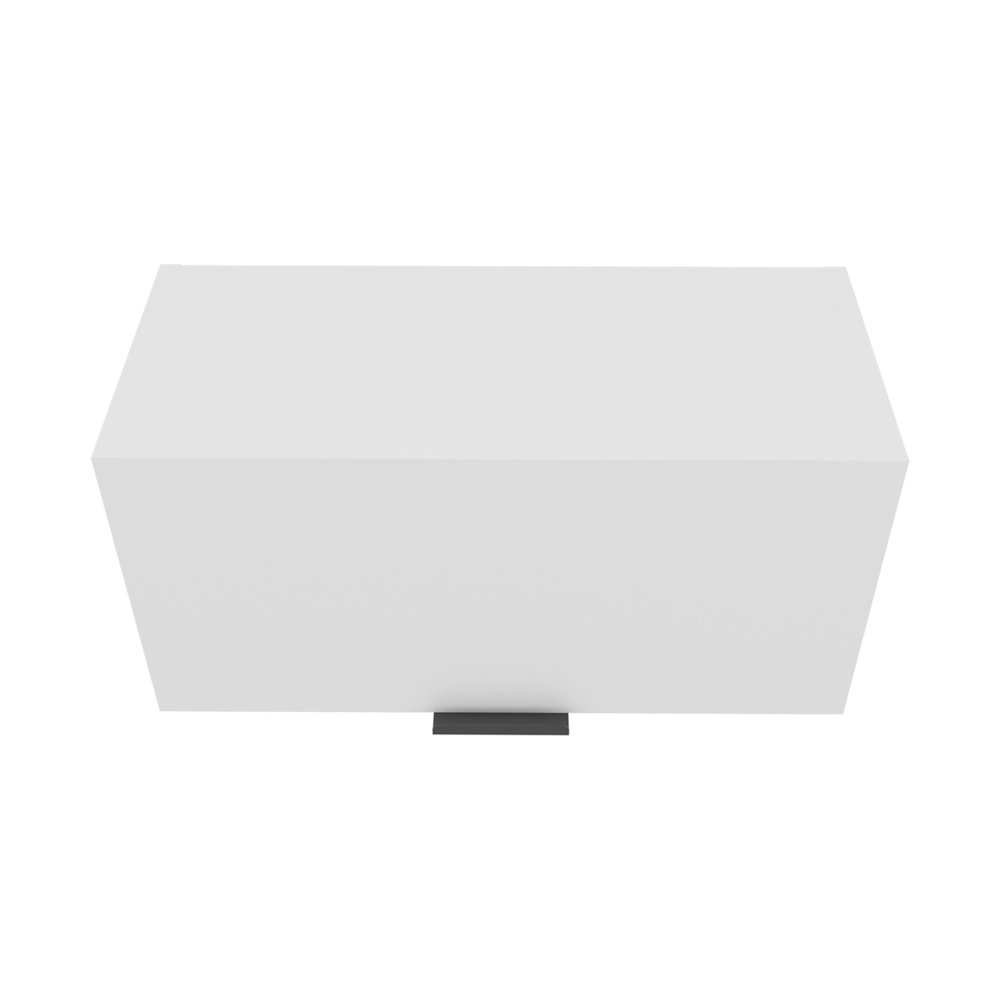 20" White Wood Wall Mounted Floating Shelf